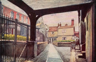 Tombland Alley (cor litho) de George Parsons Norman