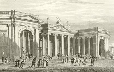 Banco da Irlanda, Dublin, South Portico de George Petrie
