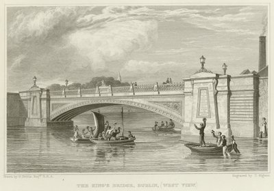 Ponte do rei em Dublin de George Petrie