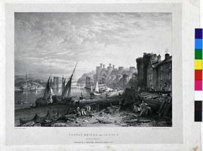 Ponte e Castelo de Conway de George Pickering