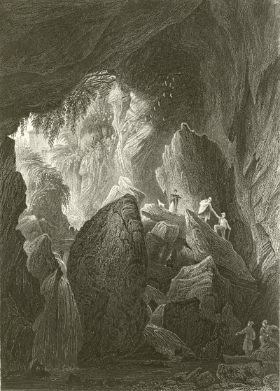Buraco de moinho de Dunold, perto de Lancaster de George Pickering