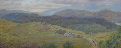 Em Arisaig - Costa de Invernessshire, c.1866 (aguarela) de George Price Boyce