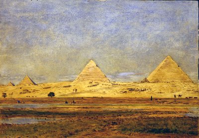 Pirâmides e Esfinge de Ghizeh de George Price Boyce