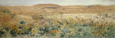 A Montanha Vermelha, de um monte de lixo na periferia do Cairo de George Price Boyce