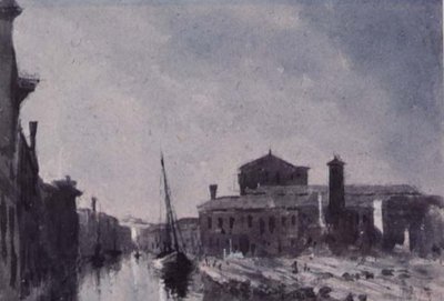 A Sacca Della Misericordia, Veneza de George Price Boyce