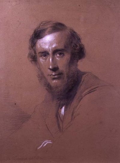John Tyndall (1820-93) 1864 (lápis de cera) de George Richmond