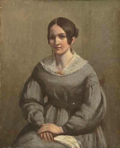 Retrato de uma jovem mulher, de George Richmond