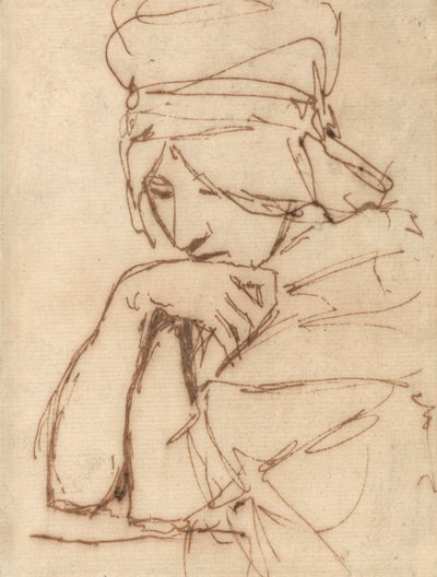 Uma Senhora Pensativa de George Romney