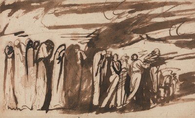 A Procissão dos Malditos:  Estudo sobre os condenados no "Inferno" de Dante de George Romney