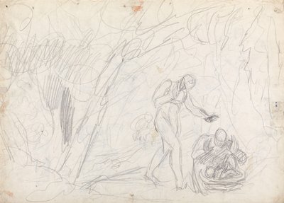 O abandono e o resgate de Perdita, em «A Peça de Inverno» de George Romney