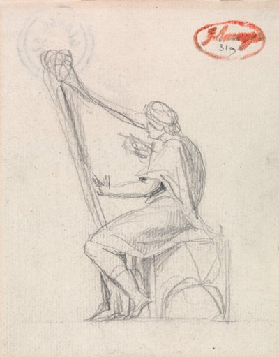 Davi a tocar harpa de George Romney