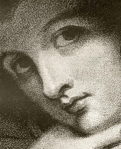 Detalhe de Emma, Lady Hamilton, gravado por John Jones, de "The Print-Collector&39;s Handbook", de Alfred Whitman, publicado por George Bell und Sons, 1901 (ver 342808) de George Romney