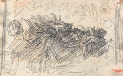 Falso, Paisagem com a Caverna das Bruxas de George Romney