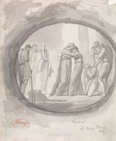 Despedida de Maria Stuart de George Romney