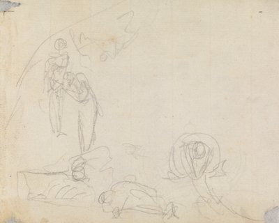 Figura Estudo de composição 16 de George Romney