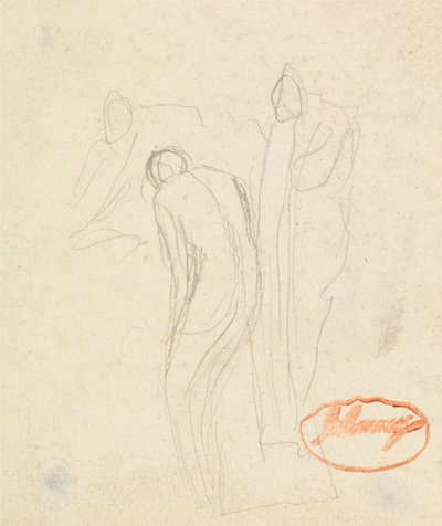 Estudo de Composição da Figura 1 de George Romney
