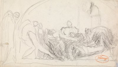 Estudo de Composição da Figura 22 de George Romney