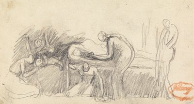 Estudo de Composição da Figura 23 de George Romney