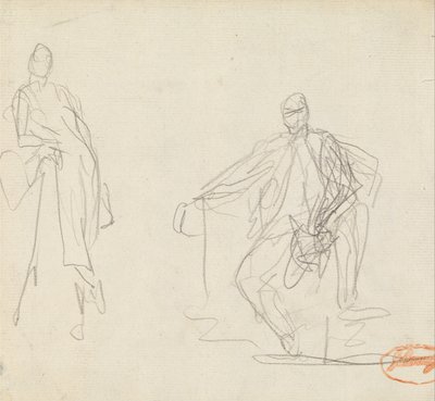 Figura Estudo de composição 30 de George Romney