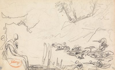 Figura Estudo de composição 32 de George Romney