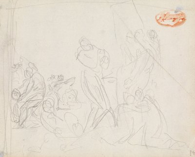 Figura Estudo de composição 34 de George Romney