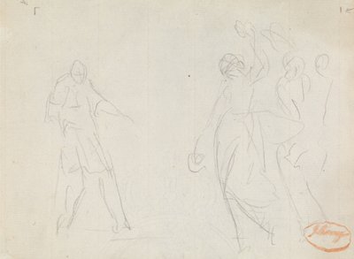 Figura Estudo de composição 39 de George Romney