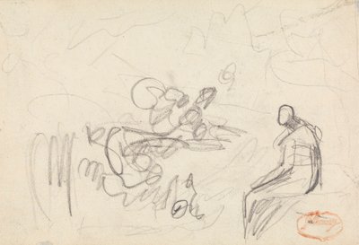 Estudo de Composição da Figura 43 de George Romney