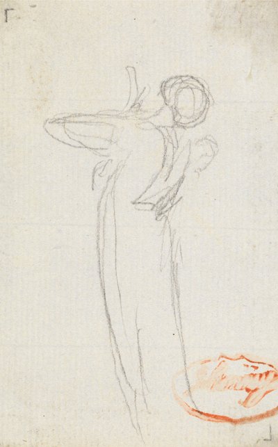 Estudo da figura Onze de George Romney