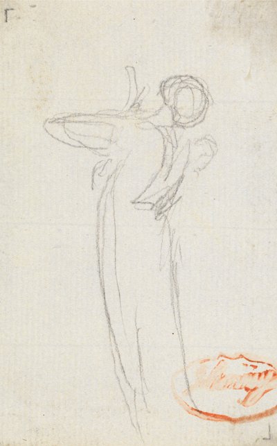 Estudo da figura Onze de George Romney