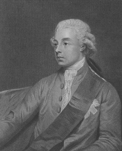 Frederick Howard, 5º Conde de Carlisle, gravado por John Keyse Sherwin, 1782 de George Romney