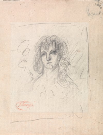 Cabeça de mulher de George Romney