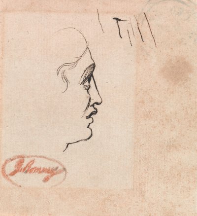 Cabeça de um jovem de George Romney