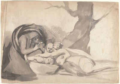 O jovem Shakespeare, alimentado pela tragédia e pela comédia de George Romney