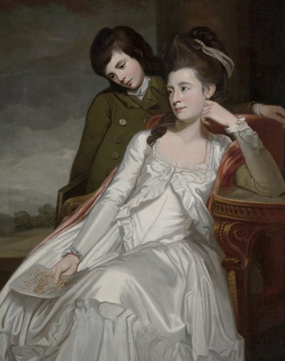 Jane, Duquesa de Gordon e seu filho, George de George Romney