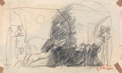 John Howard em visita a um lazareto de George Romney