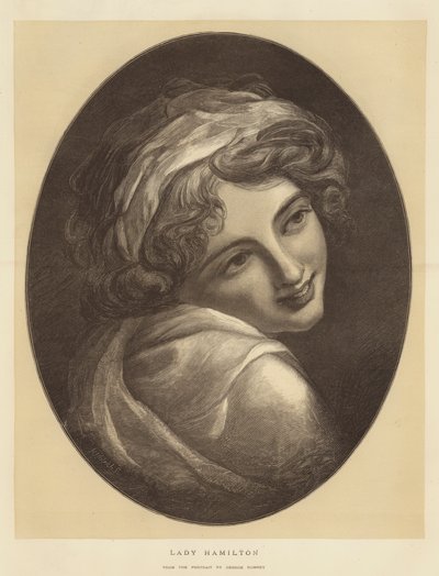 Lady Hamilton de George Romney