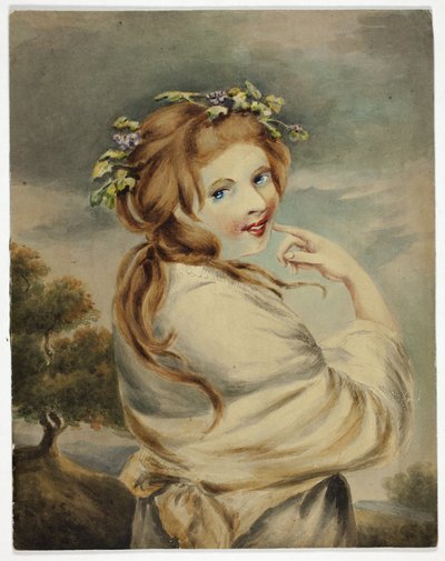 Lady Hamilton como Natureza de George Romney