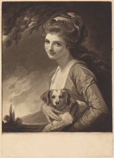 Lady Hamilton no papel da Natureza de George Romney