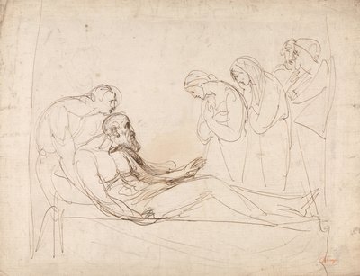 Lear despertado por Cordélia de George Romney