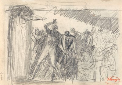 Macbeth: Cena do banquete de George Romney