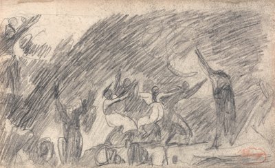 MacBeth na Caverna das Bruxas: Segunda visita de George Romney