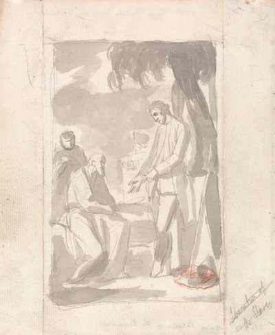 O Major Pierson e o Brahman de George Romney