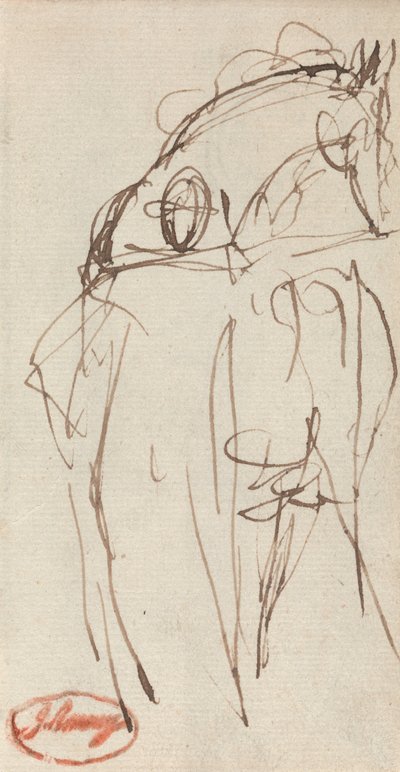Homem e cavalo de George Romney