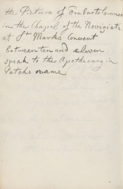 Notas do manuscrito de George Romney