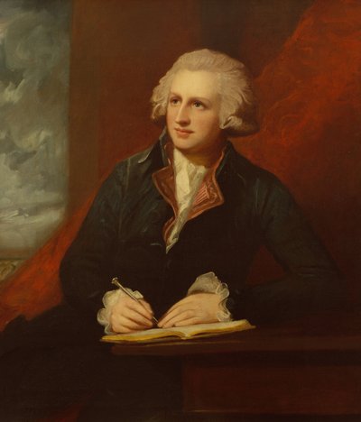 Retrato de John Blackburne (óleo sobre tela) de George Romney