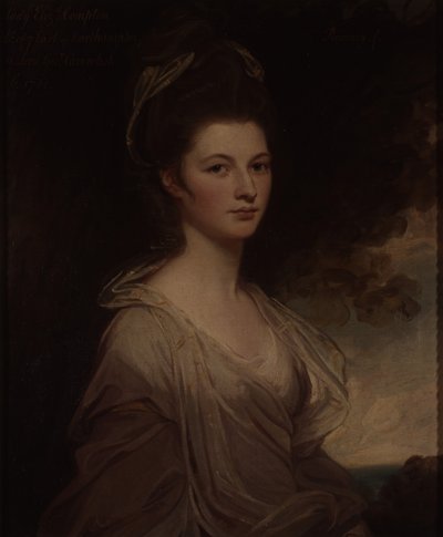 Retrato de Lady Elizabeth Cavendish (óleo sobre tela) de George Romney
