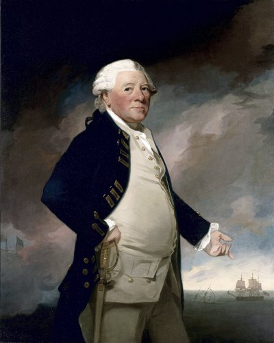 Retrato do Vice-Almirante Sir Hyde Parker de George Romney