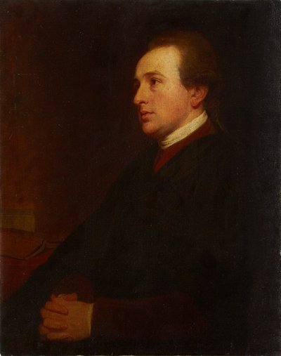 Retrato de um jovem à sua secretária de George Romney