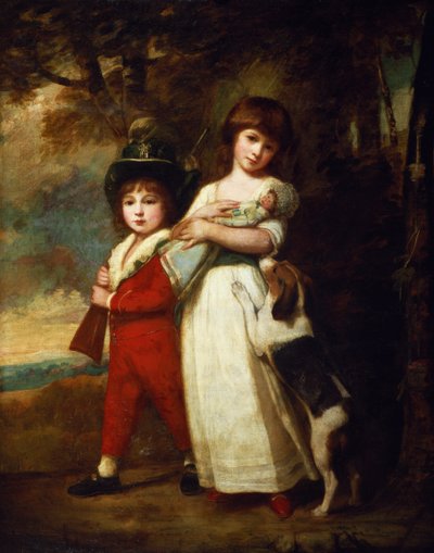 Retrato das crianças Vernon de George Romney