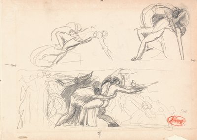 Possivelmente o Inferno, Adão e Eva de George Romney